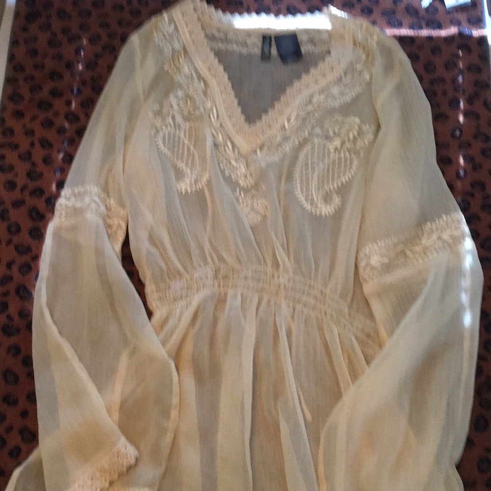 Shear blouse